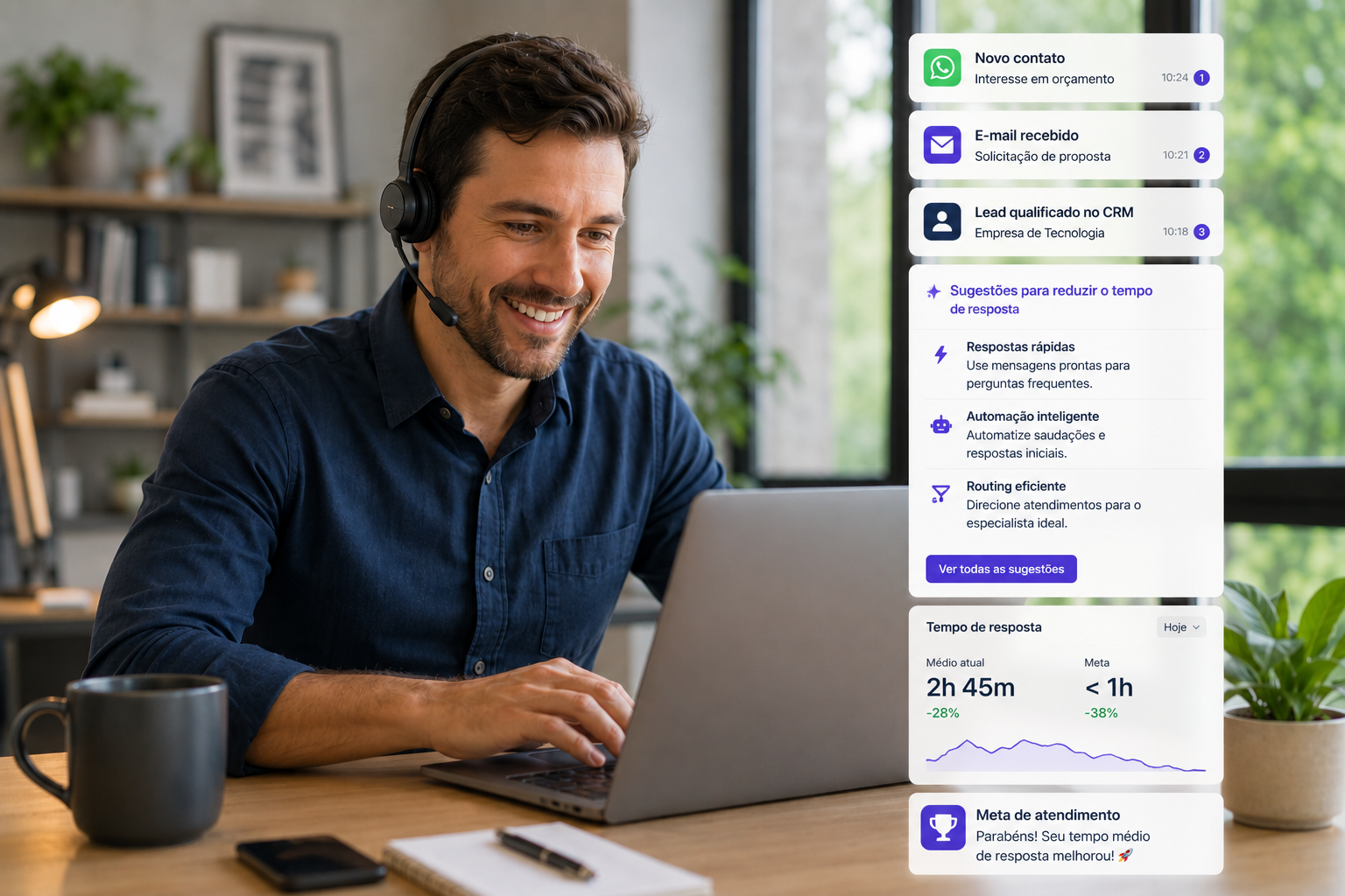 Como reduzir o tempo de resposta no atendimento ao cliente